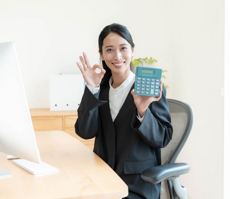 オフィスと女性